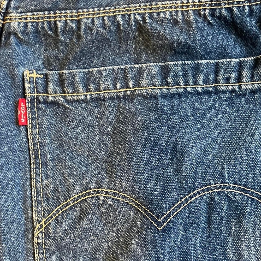 Y2K Blue Denim Levi's Jorts Shorts Relaxed Fit - SEE DESCRIPTION - Picture 6 of 7